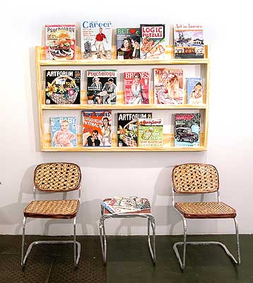 Magazine Rack and Breuer furnishings